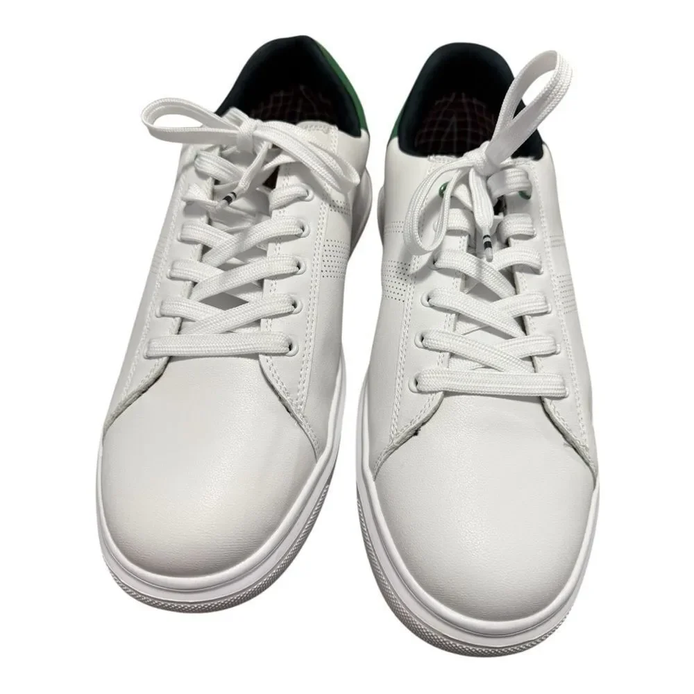 NEW BEN SHERMAN Hardie Low Top white green size 12 men’s